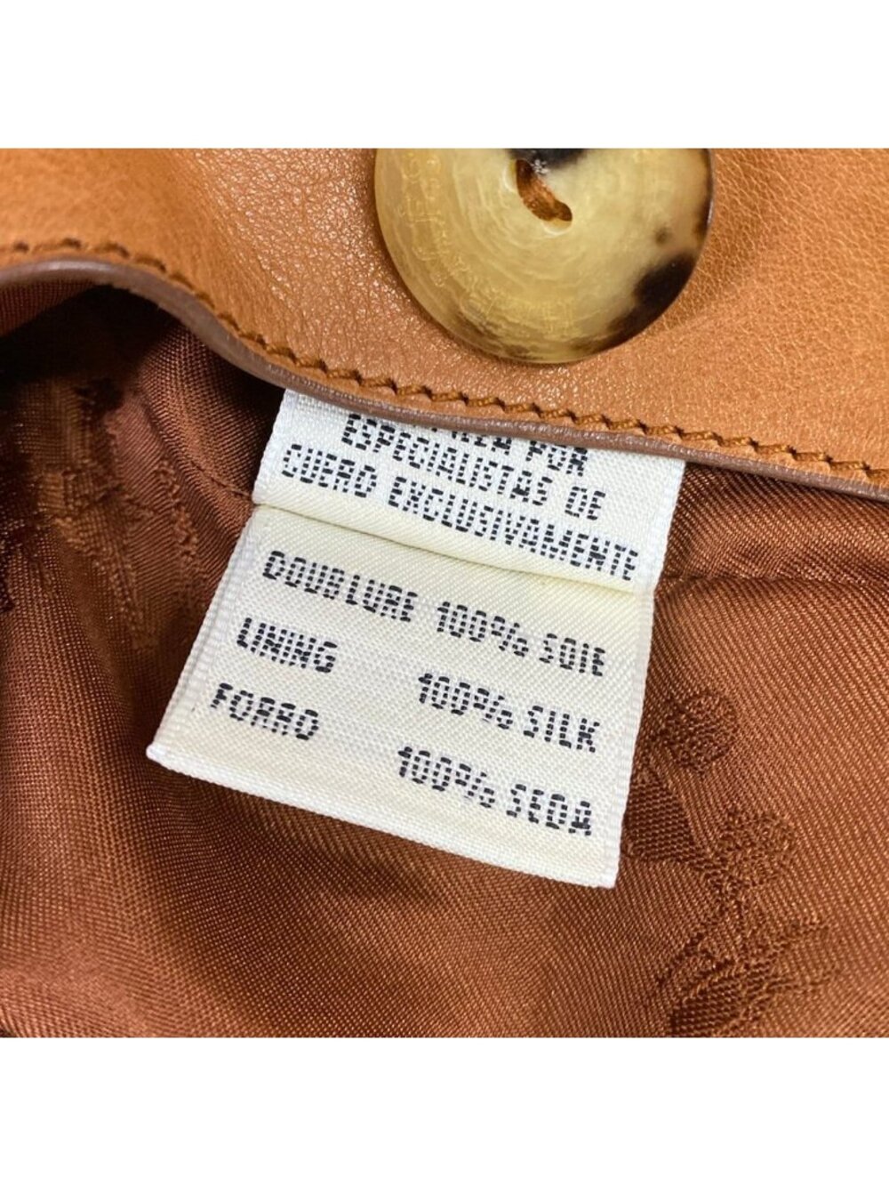 Hermes Coat 38 M Brown Soutien Collar Cowhide - Picture 5 of 14